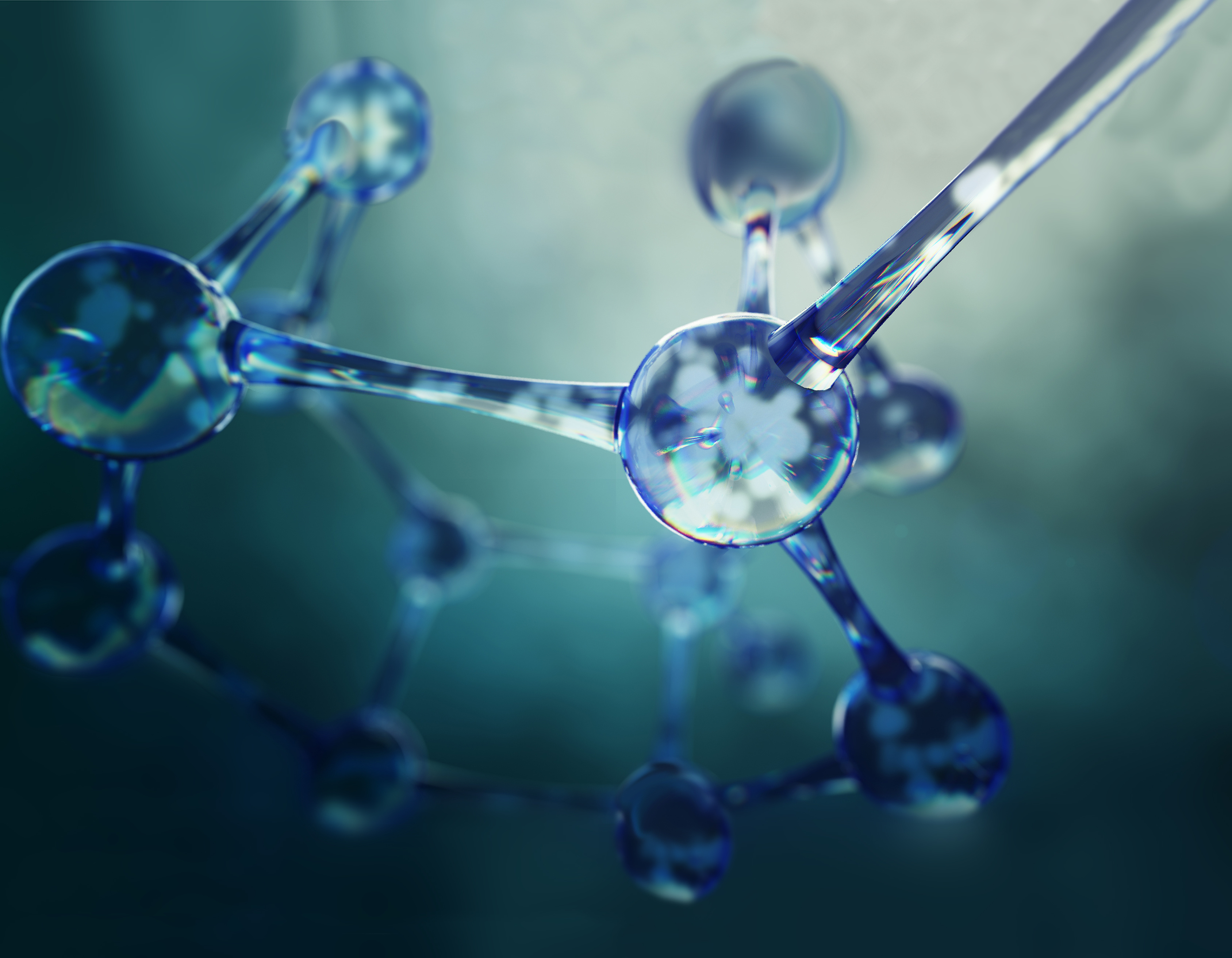 3d-illustration-of-molecule-model-science-background-with-molecules