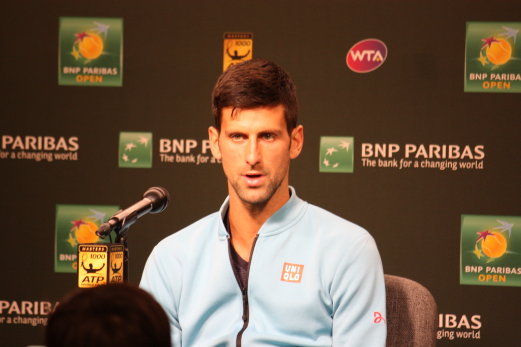 Press conference at the BNP Paribas Open in Indian Wells, California